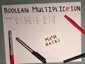 Boolean Matrix Multiplication Easy To Follow Example