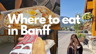 Where to eat in Banff- Restaurants