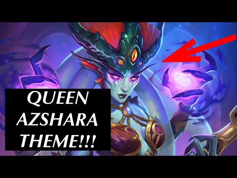 QUEEN AZSHARA Hearthstone Theme, Voice Line, & Golden Animation!