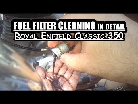 Fuel filters cleaning