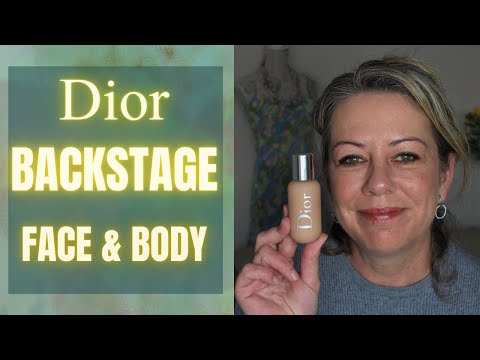 Dior Backstage Face and Body Foundation |Mature Skin | over forty and beyond!
