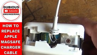 DuB-EnG: Repair an Apple Macbook 85w MagSafe Power Supply Charger - Fix / Replace the Broken Cable