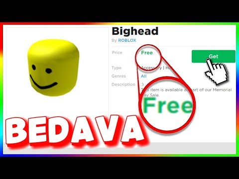 Roblox Big Head - roblox bedava bighead nasil alinir buyuk kafa