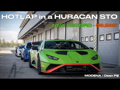 NEW RECORD - Lamborghini Huracan STO | HOTLAP at MODENA | POV Onboard