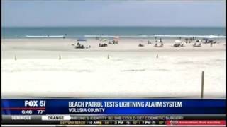 WeatherBug lightning detection used to warn beachgoers