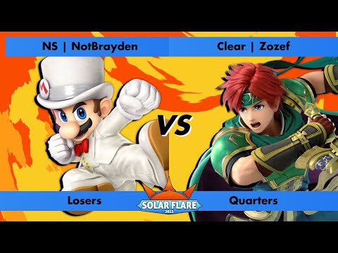 Solar Flare 2023 - NotBrayden (Mario) vs Zozef (Roy) - Losers Quarters - Ultimate Singles