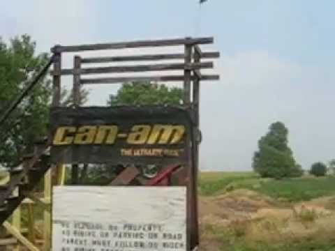 9 Year Old AJ Wrobel jumping freestyle at Harrier MX in Westville IL