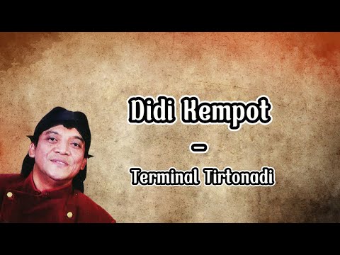 Didi Kempot - Terminal Tirtonadi ( Official Lyric Video )