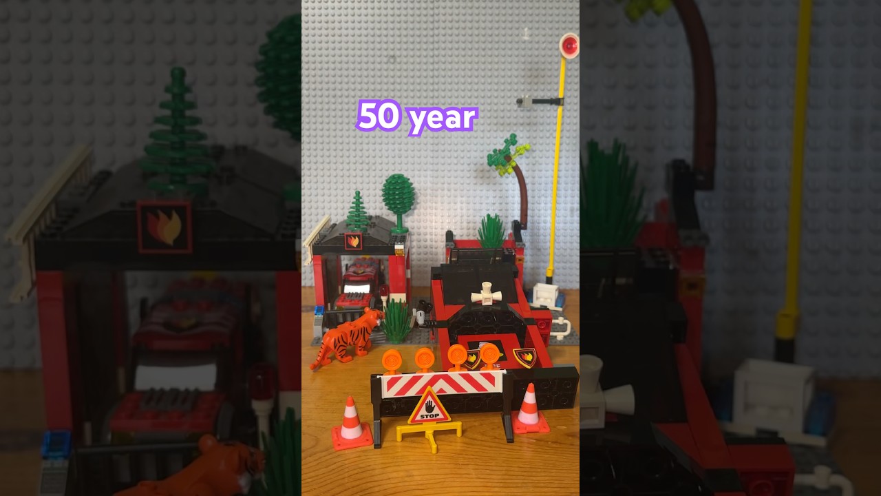 Abandoned LEGO Fire Station #lego #shorts