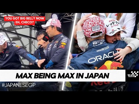 Max Verstappen Being Wholesome with Penelope and Unintentionally FUNNY during Japanese GP