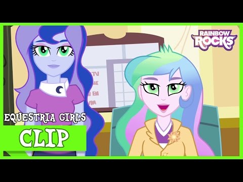 Celestia and Luna Under “The Dazzlings” Spell | MLP: Equestria Girls | Rainbow Rocks! [HD]
