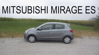 2017 Mitsubishi Mirage ES  Full Rental Car Review