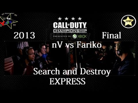 BLACK OPS 2 CHAMPIONSHIP 2013 FINAL nV vs Fariko BEST FINAL EVER SEARCH AND DESTROY EXPRESS