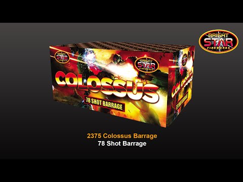 Bright Star Fireworks - 2375 Colossus 78 Shot Barrage