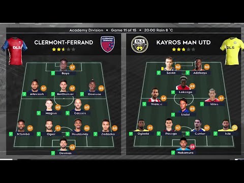 DLS FOOTBALL GAMEPLAY | CLERMONT-FERRANT VS KAYROS MAN UTD |