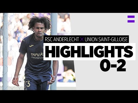 HIGHLIGHTS: RSC Anderlecht - Union Saint-Gilloise | 2021-2022 | Derby loss