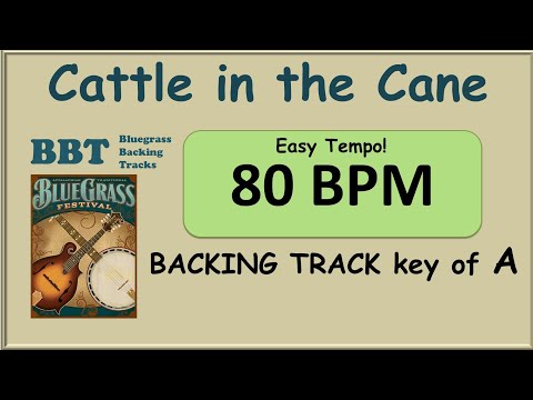 Cattle in the Cane 80 bpm bluegrass backing track