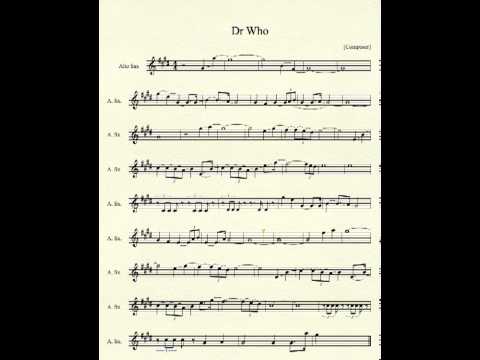 Doctor Who Theme for Alto Sax