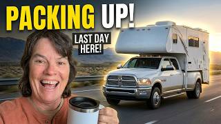 Packing Up & Heading Out | RV Living in a Truck Camper
