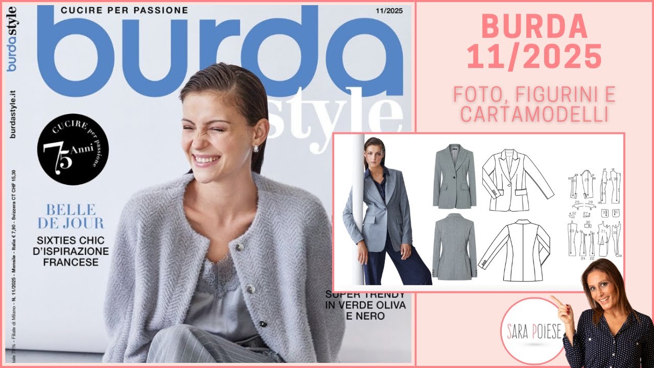 Sfogliamo insieme Burda Style 11/2025: recensione completa cartamodelli | Sara Poiese