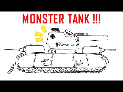 How to Draw Cartoon Monster Tank | Homeanimations Tank - Part 46