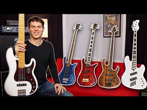BASS GUITAR SHOOTOUT - Fender, Warwick, Spector, ESP, Mayones