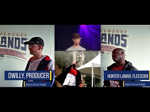 CalTV: dwilly and Hunter Lamar (Berklee College of Music) at Outside Lands Music Festival