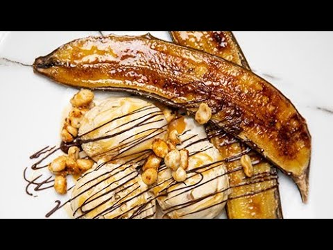 Salted Caramel Banana Split Recipe