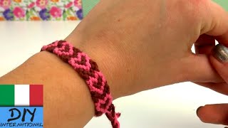 Braccialetto cuori / braccialetto con nodi / braccialetto dellÂ´amicizia