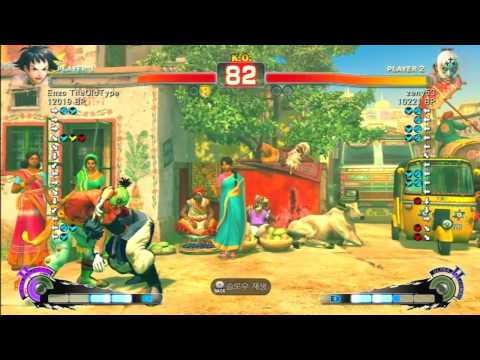 SSF4 Rank Match  Enzo TheOldType (MK)  vs  zeny53 (EF) 2