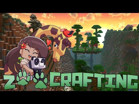 Treetop Treehouse with a Mooshroom Island View!! 🐘 Zoo Crafting: New Horizons - Episode #19