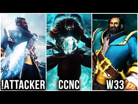 !Attacker vs CCnC vs w33 - Who is the BEST Kunkka? EPIC Gameplay Compilation Dota 2