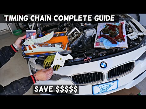 BMW F30 F31 TIMING CHAIN REPLACEMENT F34 328i 320i N20 N26 Engine