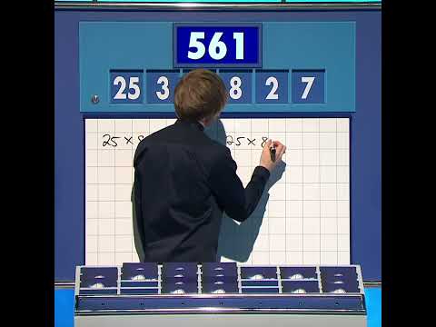 Dr Tom Crawford on Countdown - First Numbers Round