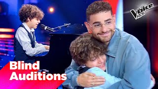 Davide ci emoziona con "Esseri Umani" di Mengoni | The Voice Kids Italy Blind Auditions