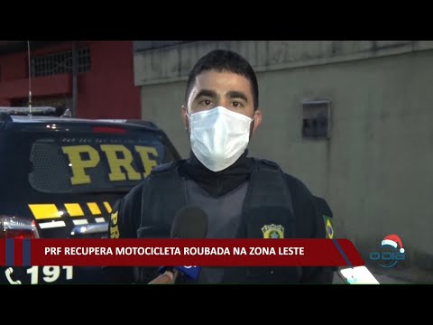 PRF recupera motocicleta roubada na zona leste 15 12 2021