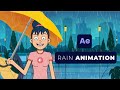 How To Create Animate Rain With After Effects Quick Tutorial