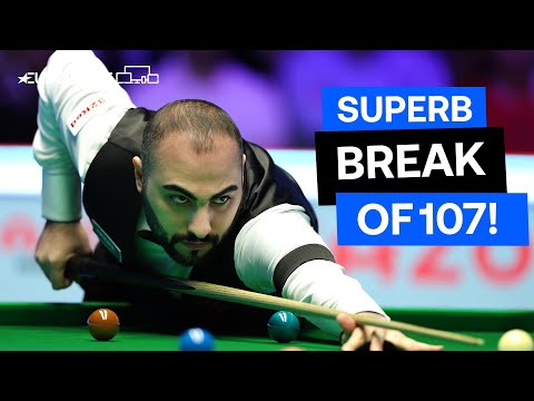 "Listen to that roar!" | Hossein Vafaei hits first Masters century of his career | Eurosport Snooker