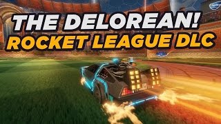 Rockin' The Back to the Future DeLorean - Rocket League Gameplay Montage