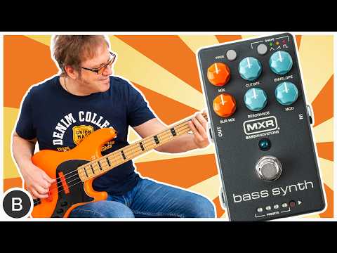 Демонстрация педали MXR MB301G1 Bass Synth