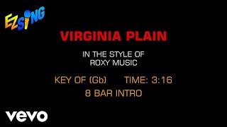 Roxy Music - Virginia Plain (Karaoke)