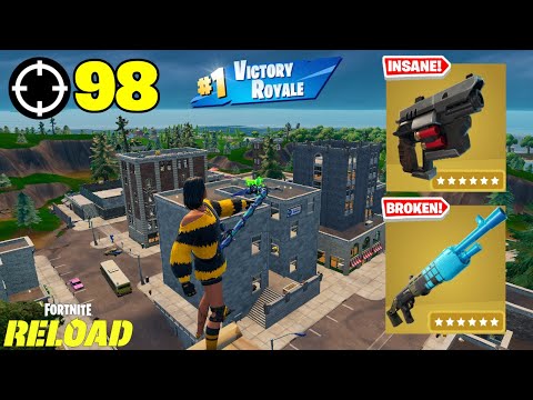 98 Elimination Solo "RELOAD” Gameplay Wins (Fortnite Chapter 7 PS5 Controller)