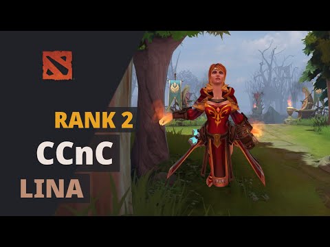 CCnC (Rank 2) plays Lina Dota 2 Full Game