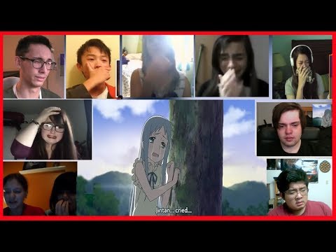 Anohana Ending Reaction【 SUB ESP, ENG】あのはな 最終話のリアクション