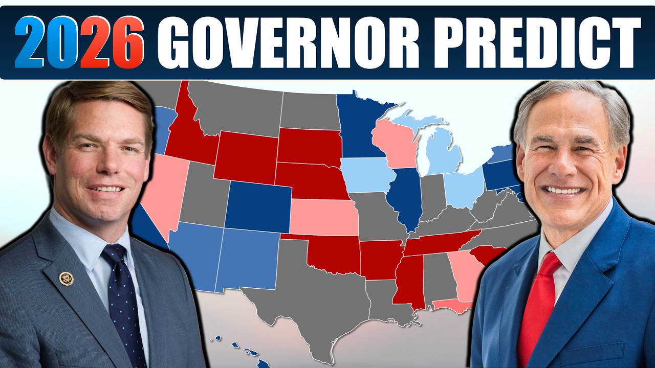 The SHOCKING 2026 Governor Map Election Prediction Based Only on The Latest Polls in Every State!