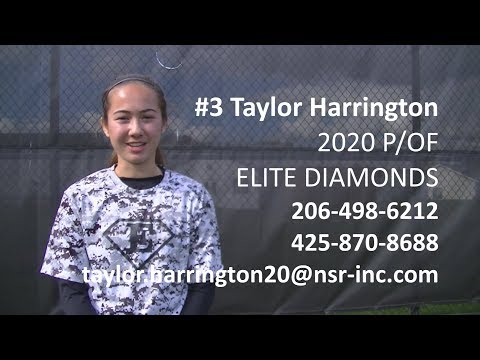 Taylor Harrington Softball Skills Video