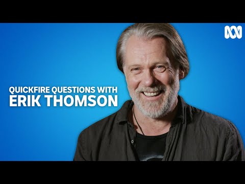 Erik Thomson once ate whale?? | Quickfire Questions