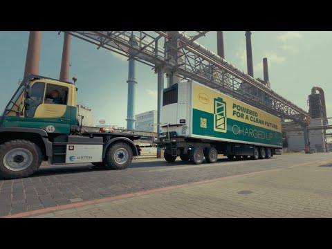 Meilenstein für nachhaltige Logistik: Henkel elektrifiziert den Werksverkehr