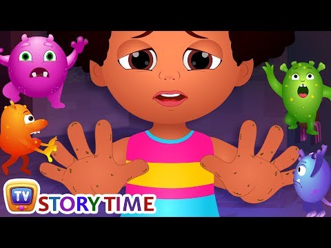 Chiku Learns To Wash Her Hands - ChuChuTV Storytime Good Habits Bedtime Stories for Kids