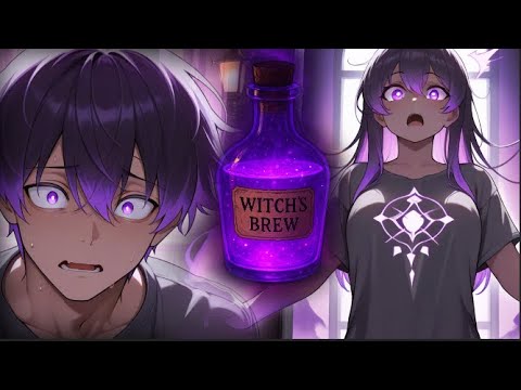 He Drank the Witch’s Potion… Now She Controls Him 💜 |  TG TF Story